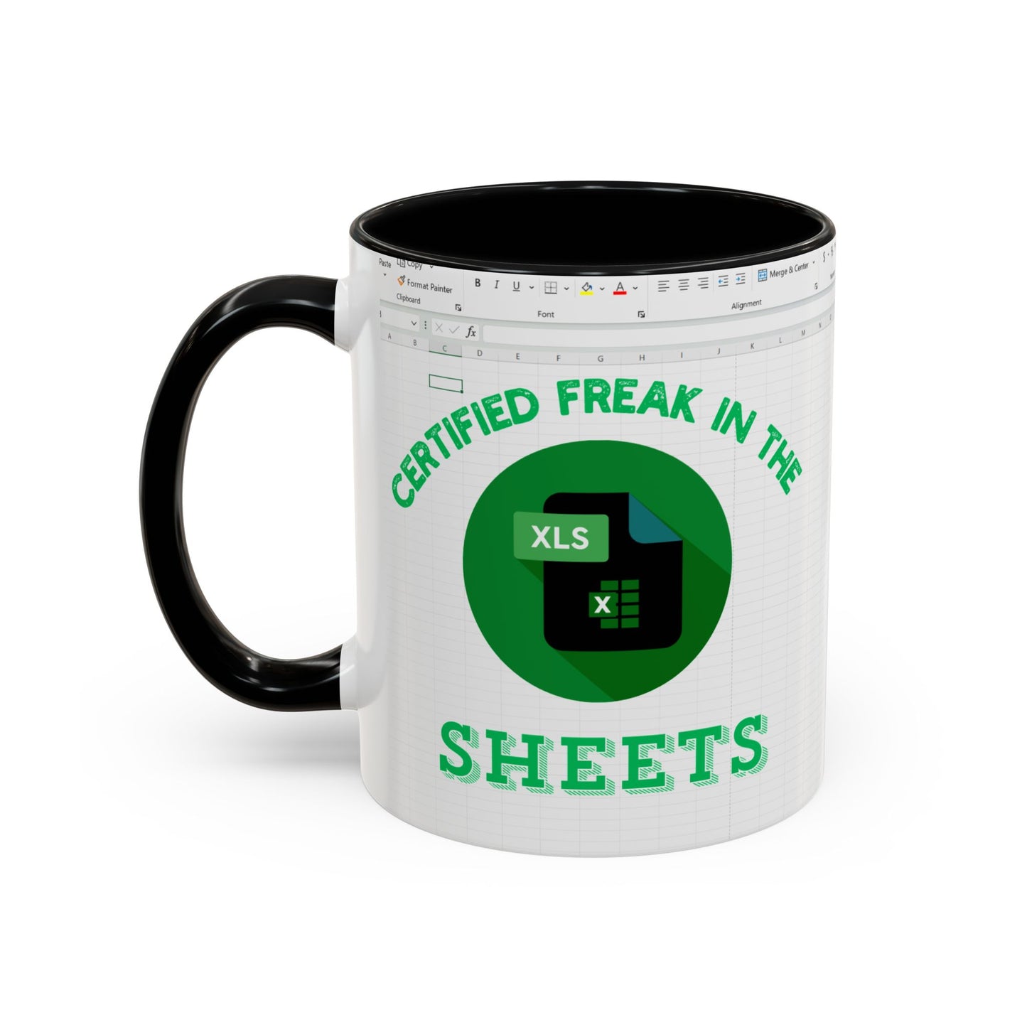 Certified Freak in the Sheets - Perfect Gift for Accountants, Spreadsheet, CPA, Coworker, Boss, coffee lovers, tea lovers, husbands, guys, boyfriends