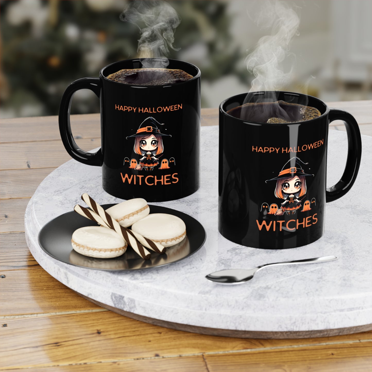 Happy Halloween, Witches, Halloween Cup, Halloween Coffee, Ghost Cup, Halloween Gifts, Spooky Season, Perfect Gift, Gift for Her, Cute Witch