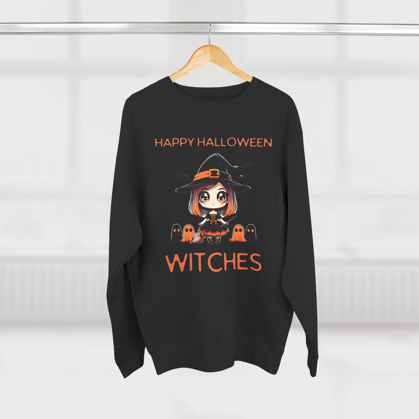 Happy Halloween, Witches, Crewneck Sweatshirt, Halloween shirt, Ghost Shirt, Halloween Gifts, Halloween Custome, Fall Shirt, Spooky Season