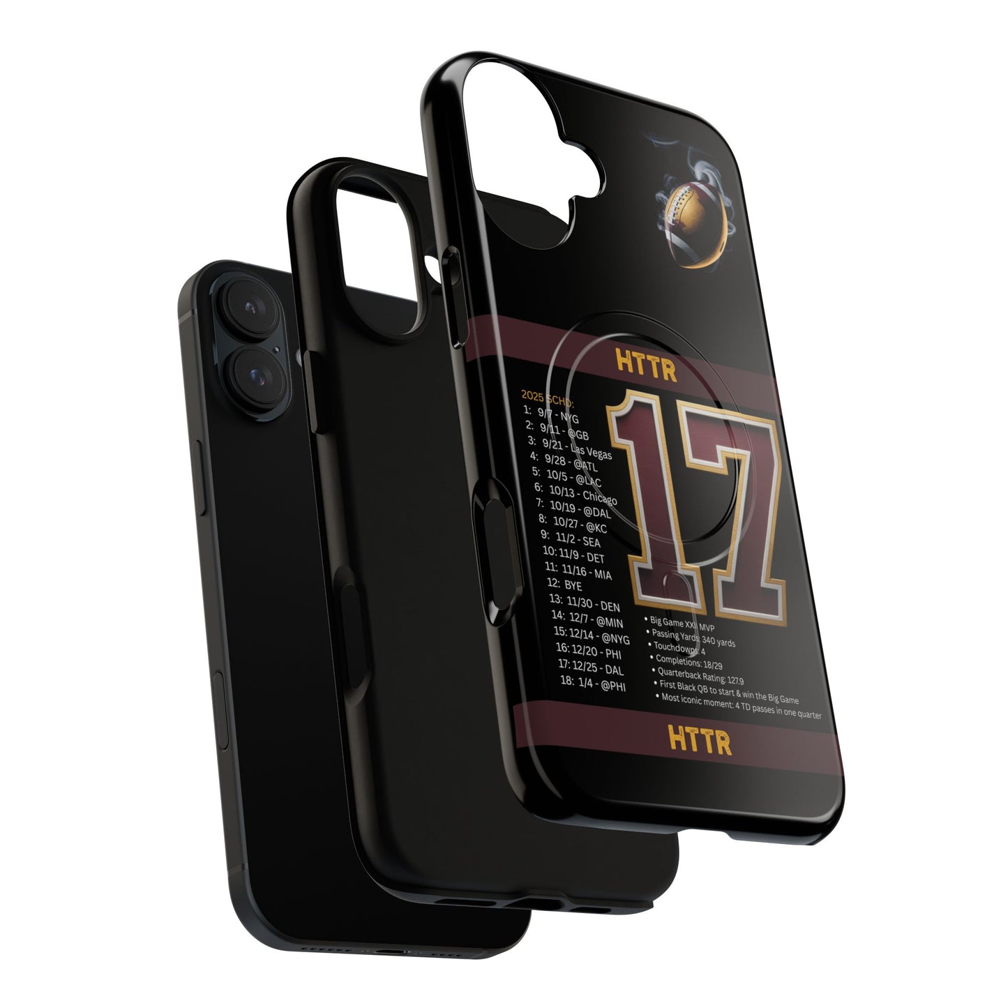 Washington Football Tough Magnetic Phone Case for Apple iPhone, MagSafe