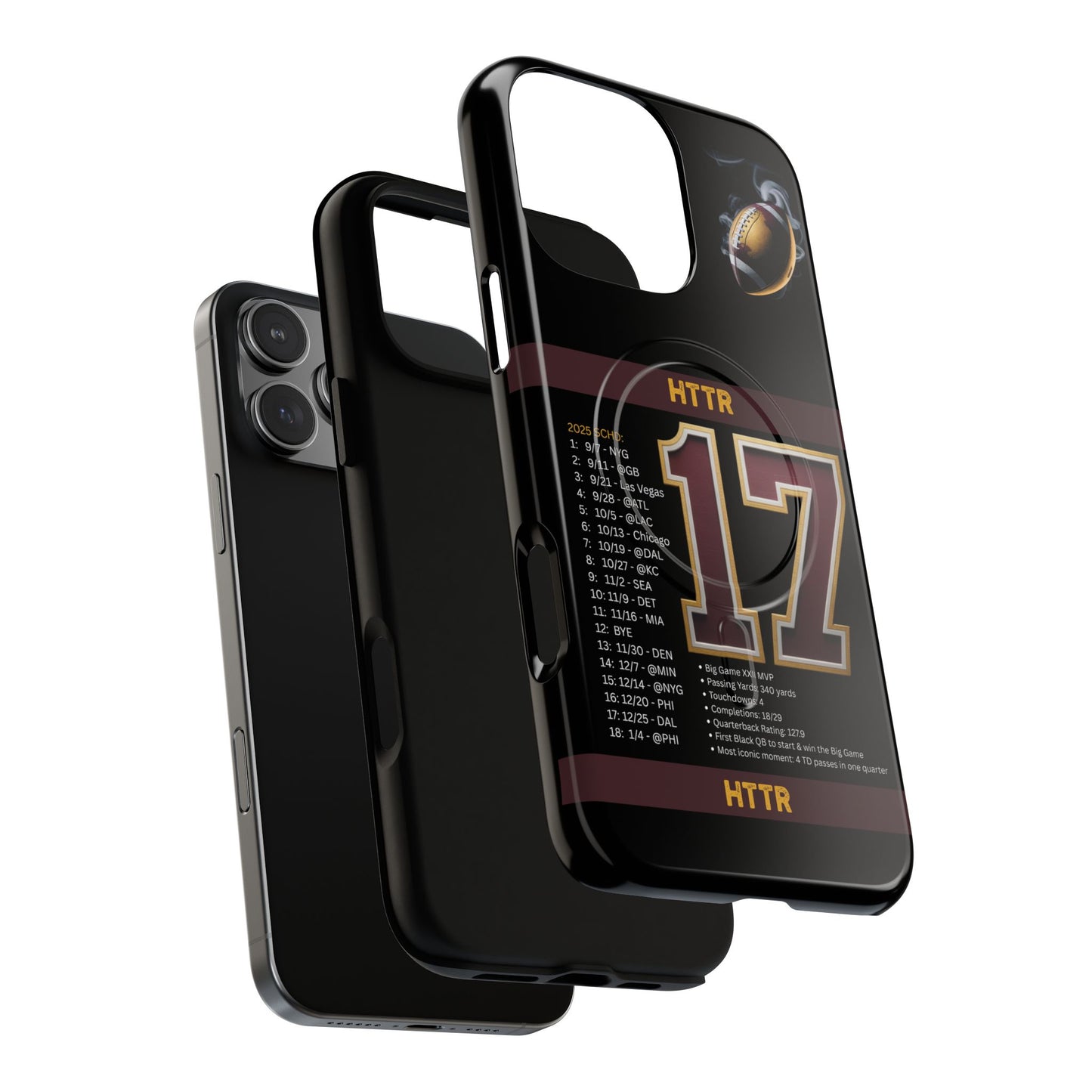 Washington Football Tough Magnetic Phone Case for Apple iPhone, MagSafe
