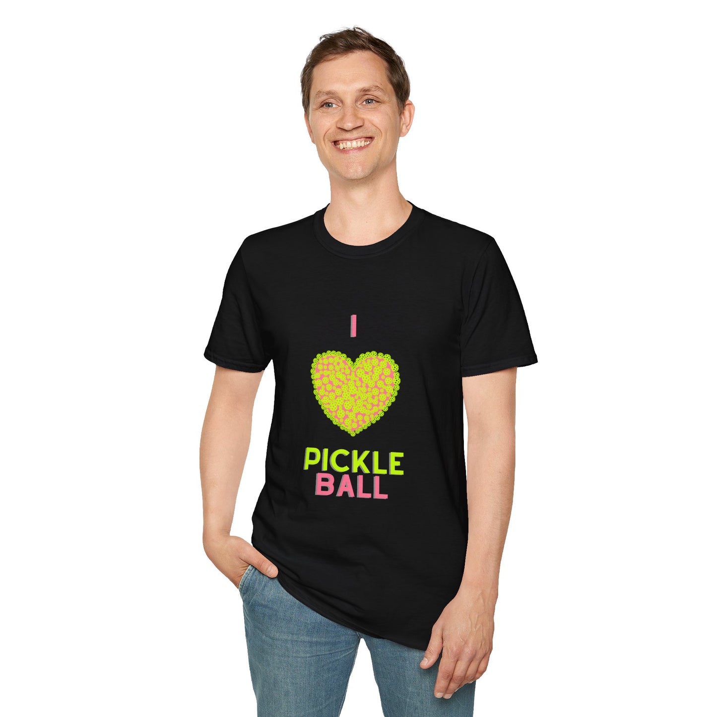 I Love Pickleball T-shirt - Perfect Gift for Players, Fans, Boyfriends, Girlfriends, Wife, Husbands, Friends, Coworkers, Boss, Guys, girls