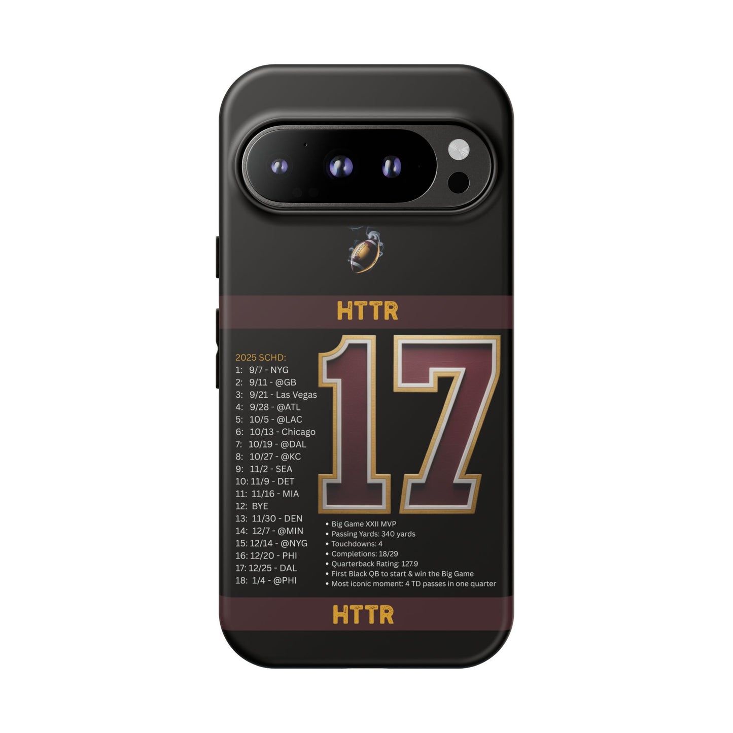 Washington Football Tough Cell Phone Case Cover for Apple iPhone Samsung Galaxy, Google Pixel, Sports Lover Gift, Team Spirit Accessory, Unique Phone Cover, Game Day Case Design, Retro Legends DC Sports HTTR Fan Merchandise