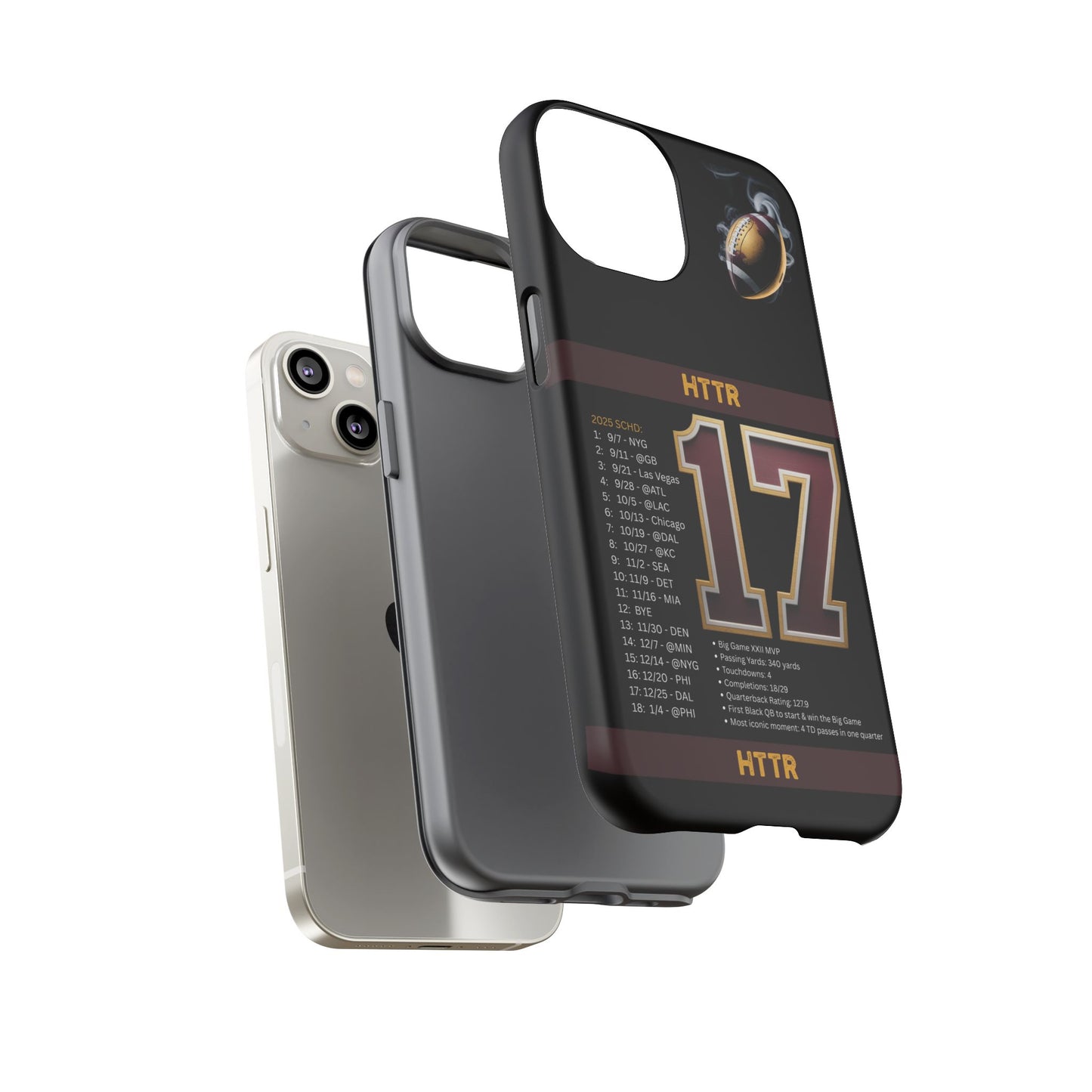 Washington Football Tough Cell Phone Case Cover for Apple iPhone Samsung Galaxy, Google Pixel, Sports Lover Gift, Team Spirit Accessory, Unique Phone Cover, Game Day Case Design, Retro Legends DC Sports HTTR Fan Merchandise