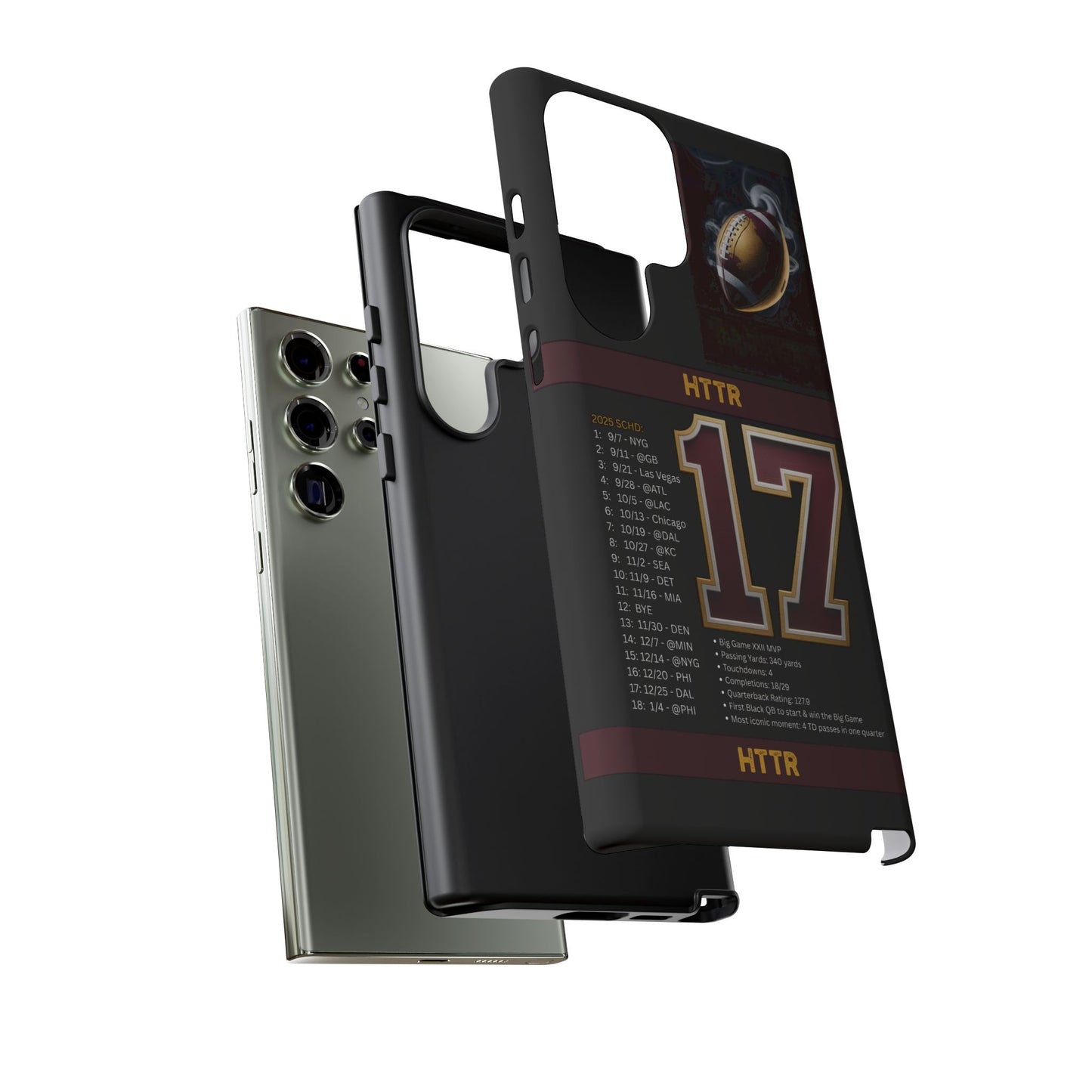 Washington Football Tough Cell Phone Case Cover for Apple iPhone Samsung Galaxy, Google Pixel, Sports Lover Gift, Team Spirit Accessory, Unique Phone Cover, Game Day Case Design, Retro Legends DC Sports HTTR Fan Merchandise