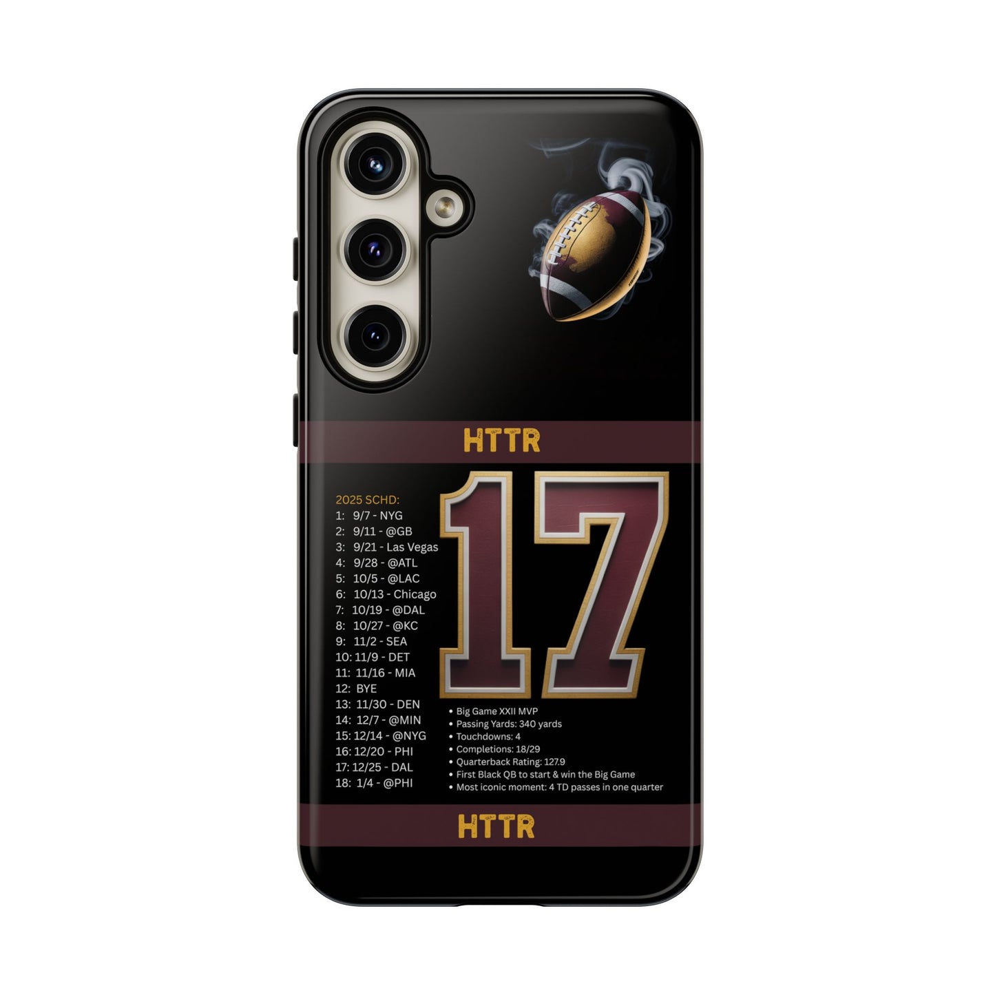 Washington Football Tough Cell Phone Case Cover for Apple iPhone Samsung Galaxy, Google Pixel, Sports Lover Gift, Team Spirit Accessory, Unique Phone Cover, Game Day Case Design, Retro Legends DC Sports HTTR Fan Merchandise
