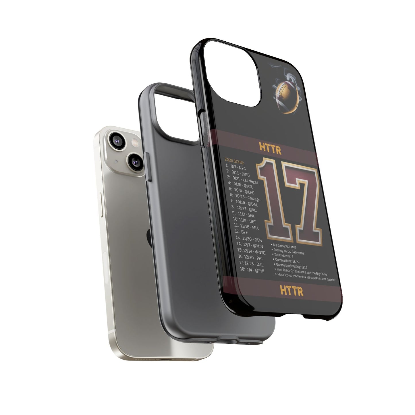 Washington Football Tough Cell Phone Case Cover for Apple iPhone Samsung Galaxy, Google Pixel, Sports Lover Gift, Team Spirit Accessory, Unique Phone Cover, Game Day Case Design, Retro Legends DC Sports HTTR Fan Merchandise