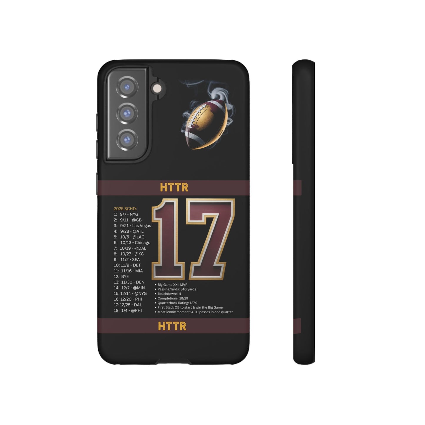 Washington Football Tough Cell Phone Case Cover for Apple iPhone Samsung Galaxy, Google Pixel, Sports Lover Gift, Team Spirit Accessory, Unique Phone Cover, Game Day Case Design, Retro Legends DC Sports HTTR Fan Merchandise