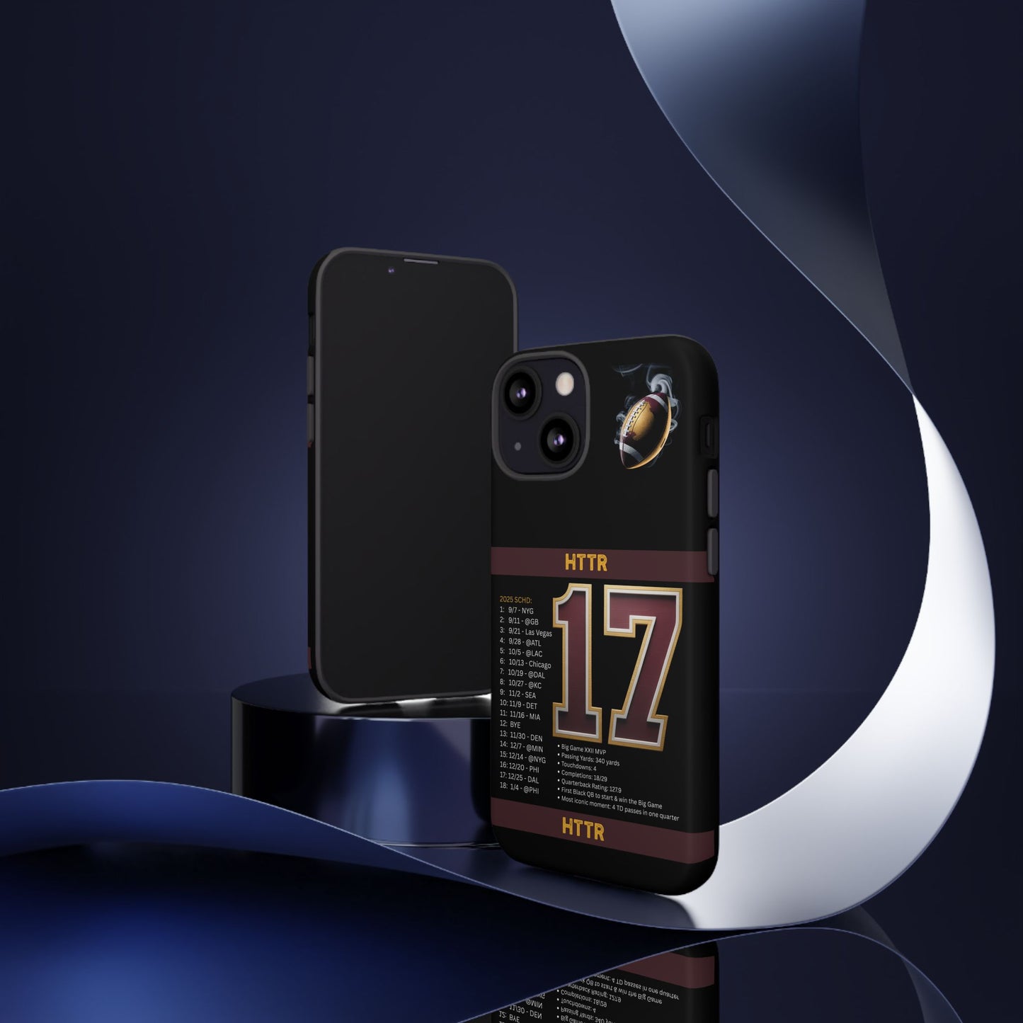 Washington Football Tough Cell Phone Case Cover for Apple iPhone Samsung Galaxy, Google Pixel, Sports Lover Gift, Team Spirit Accessory, Unique Phone Cover, Game Day Case Design, Retro Legends DC Sports HTTR Fan Merchandise