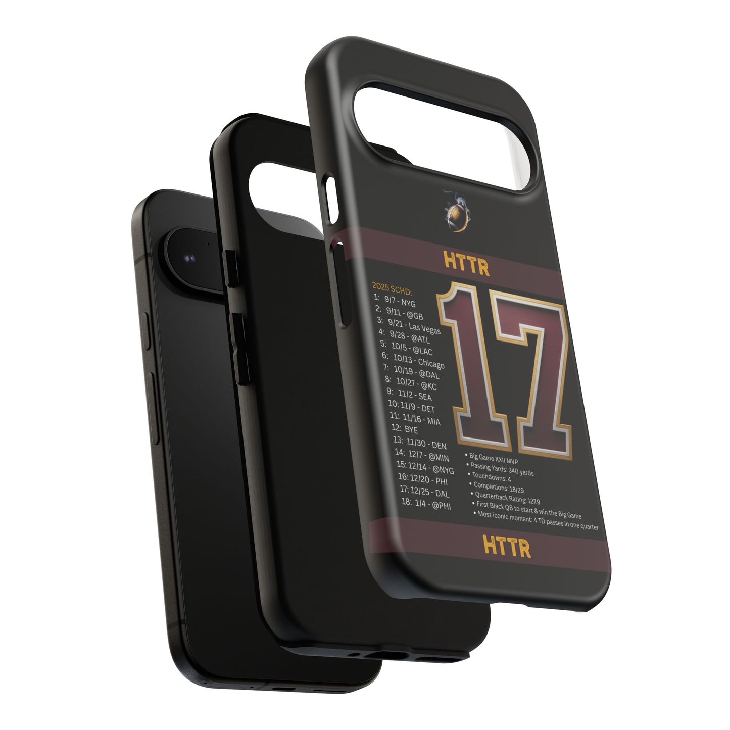 Washington Football Tough Cell Phone Case Cover for Apple iPhone Samsung Galaxy, Google Pixel, Sports Lover Gift, Team Spirit Accessory, Unique Phone Cover, Game Day Case Design, Retro Legends DC Sports HTTR Fan Merchandise
