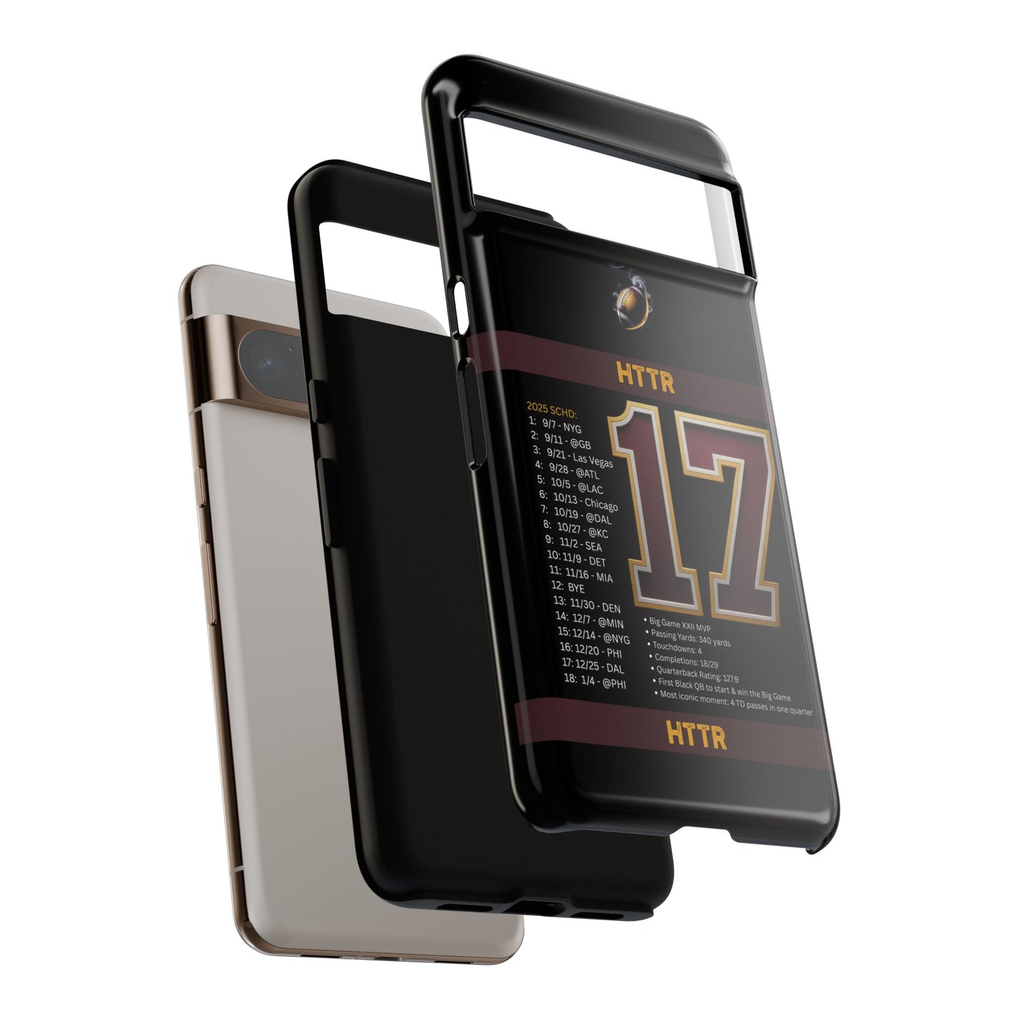 Washington Football Tough Cell Phone Case Cover for Apple iPhone Samsung Galaxy, Google Pixel, Sports Lover Gift, Team Spirit Accessory, Unique Phone Cover, Game Day Case Design, Retro Legends DC Sports HTTR Fan Merchandise