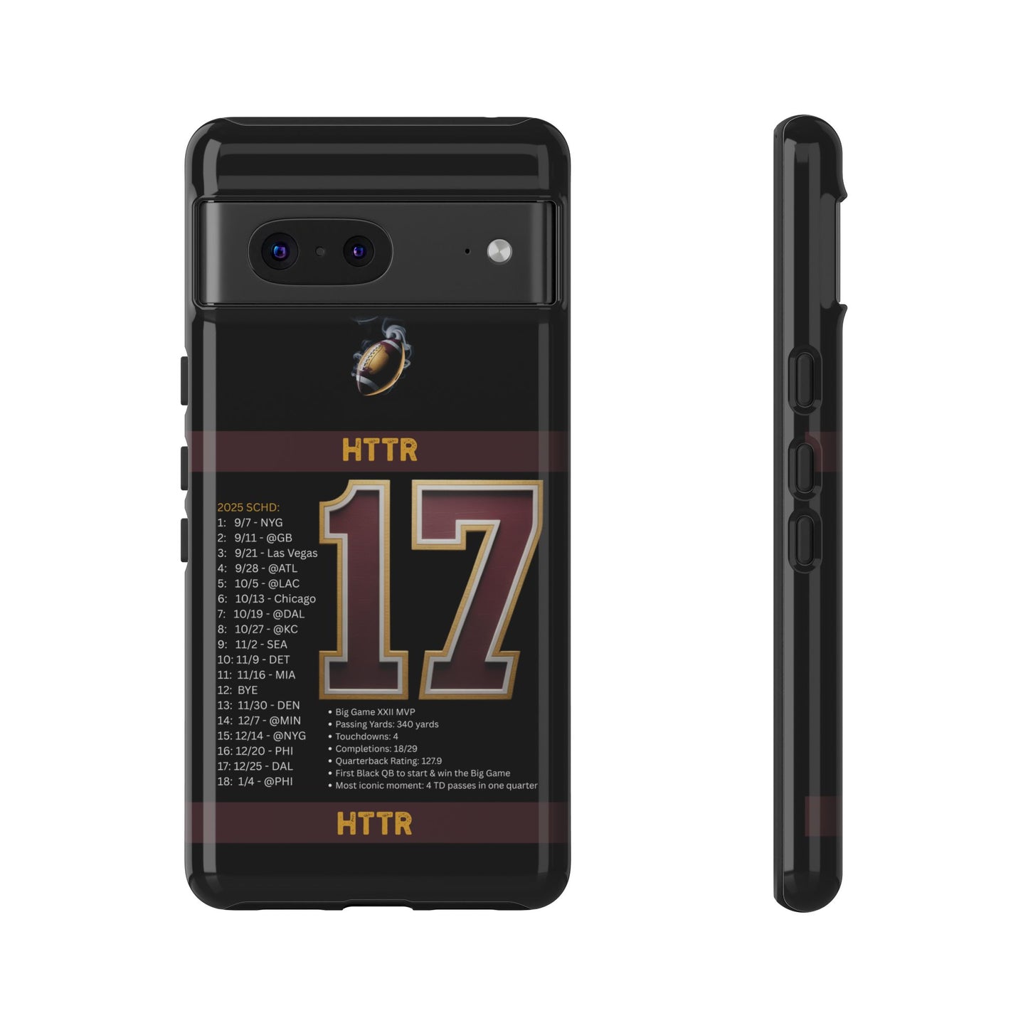 Washington Football Tough Cell Phone Case Cover for Apple iPhone Samsung Galaxy, Google Pixel, Sports Lover Gift, Team Spirit Accessory, Unique Phone Cover, Game Day Case Design, Retro Legends DC Sports HTTR Fan Merchandise