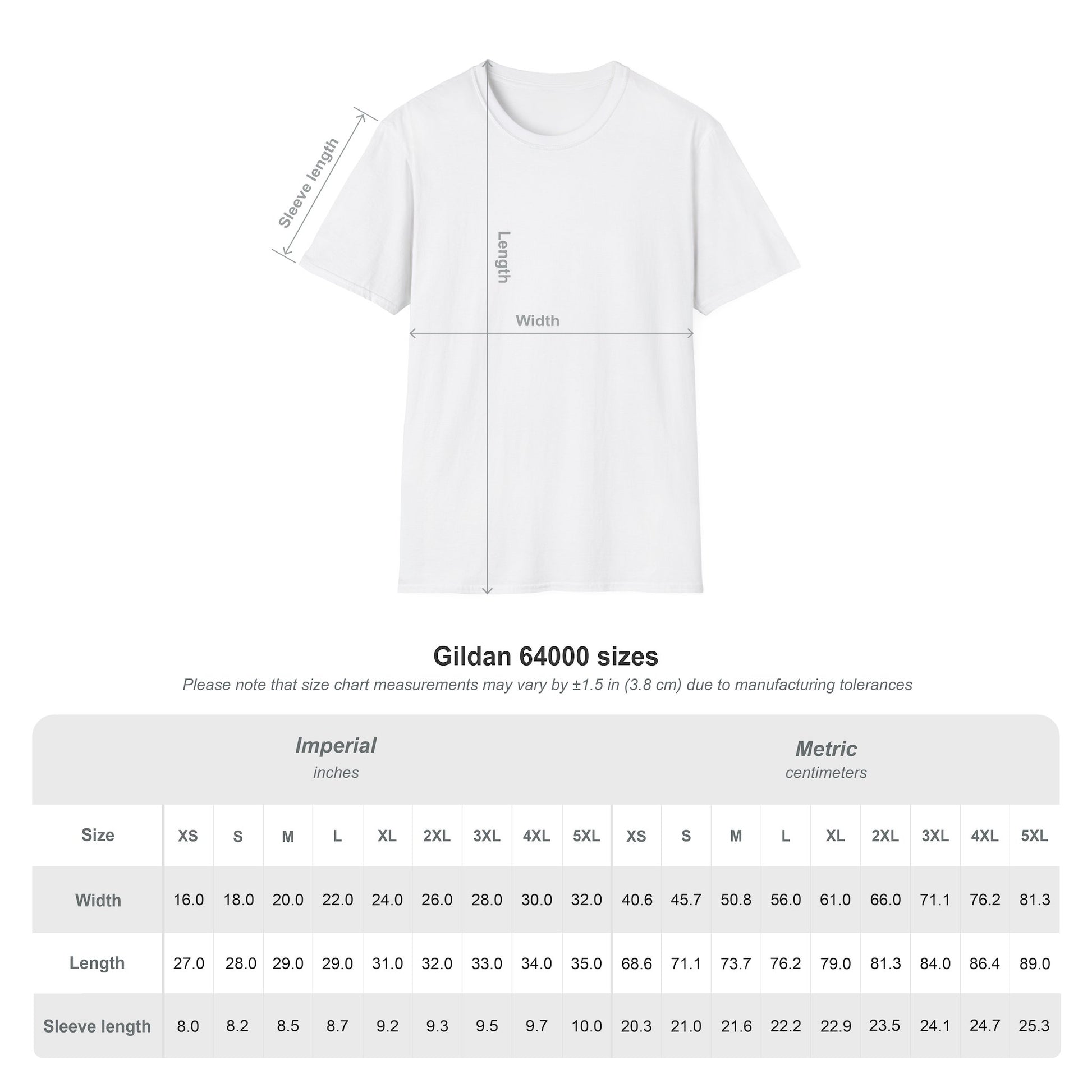 Size chart for Fuck Your Hate anti-hate script heart unisex t-shirt sizing guide small to 3XL