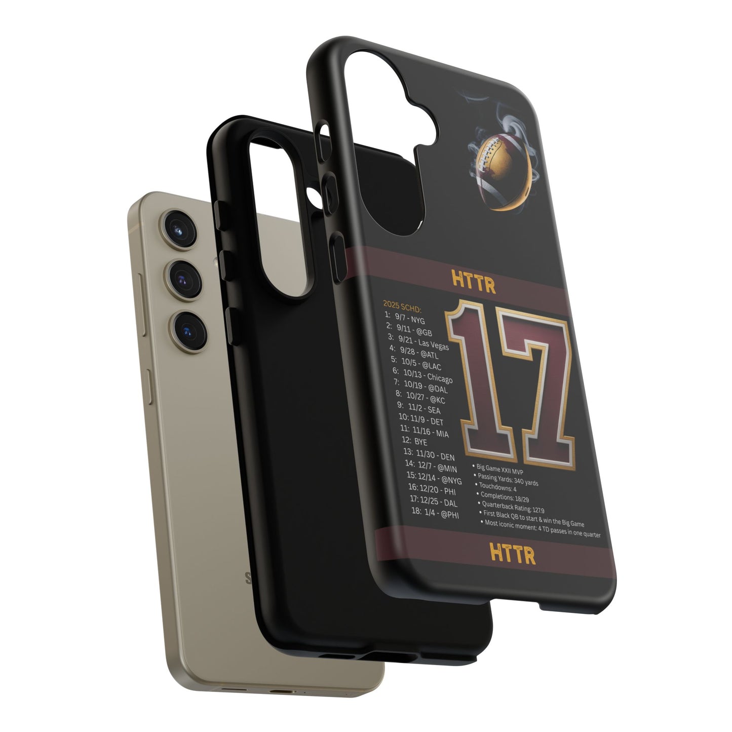 Washington Football Tough Cell Phone Case Cover for Apple iPhone Samsung Galaxy, Google Pixel, Sports Lover Gift, Team Spirit Accessory, Unique Phone Cover, Game Day Case Design, Retro Legends DC Sports HTTR Fan Merchandise