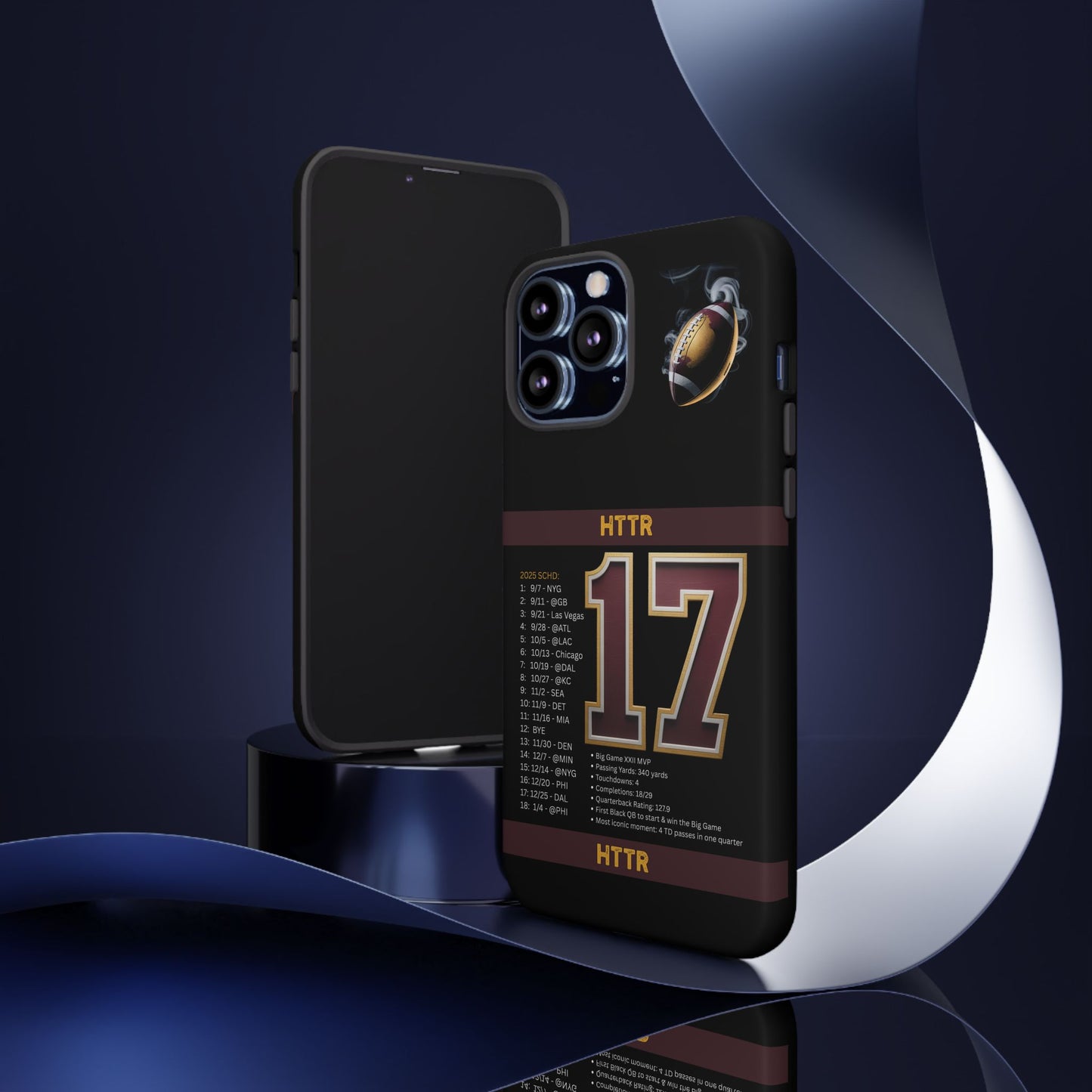Washington Football Tough Cell Phone Case Cover for Apple iPhone Samsung Galaxy, Google Pixel, Sports Lover Gift, Team Spirit Accessory, Unique Phone Cover, Game Day Case Design, Retro Legends DC Sports HTTR Fan Merchandise