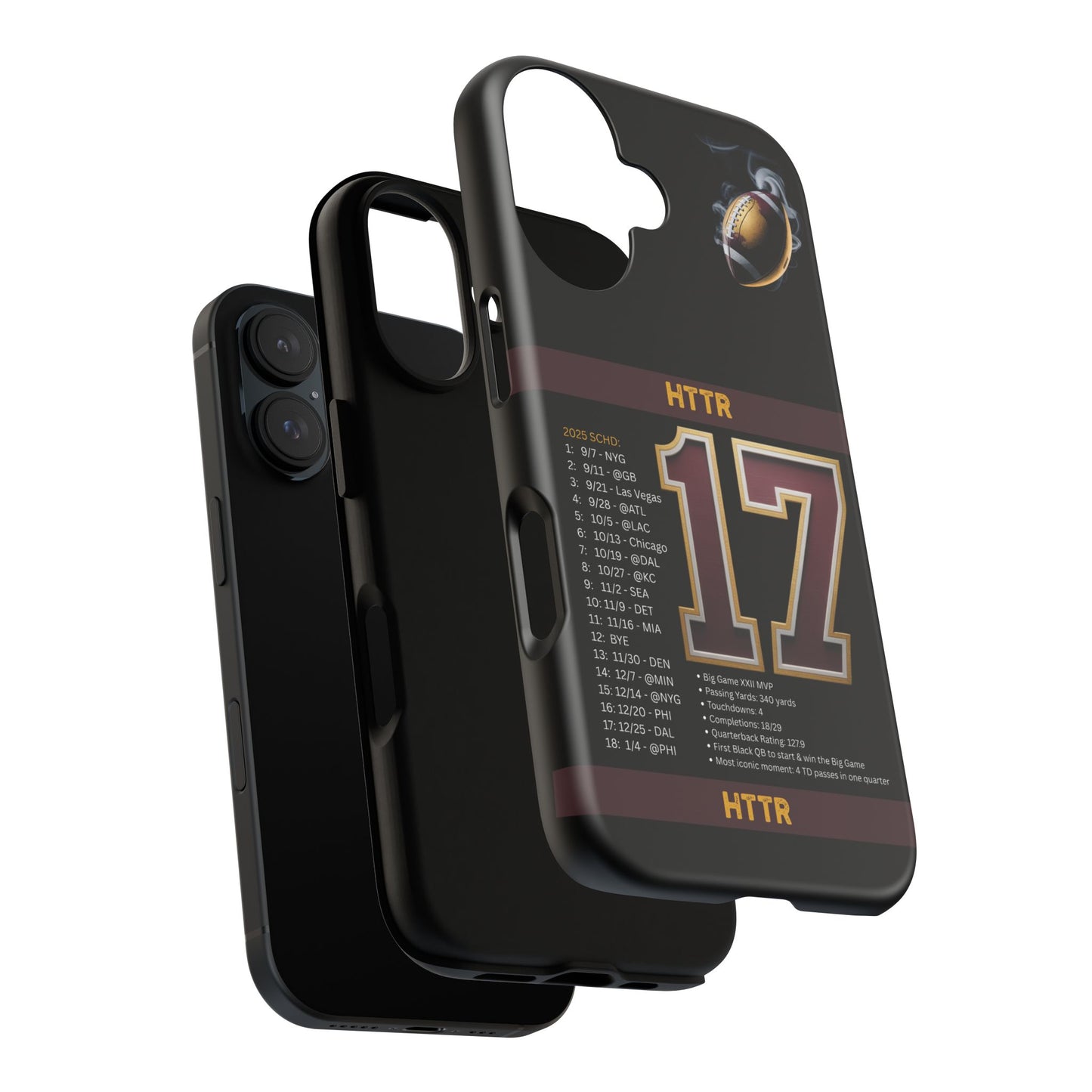 Washington Football Tough Cell Phone Case Cover for Apple iPhone Samsung Galaxy, Google Pixel, Sports Lover Gift, Team Spirit Accessory, Unique Phone Cover, Game Day Case Design, Retro Legends DC Sports HTTR Fan Merchandise