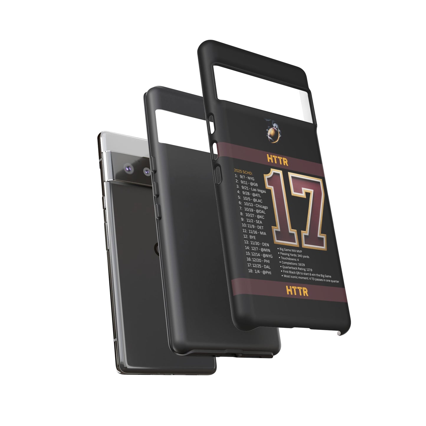Washington Football Tough Cell Phone Case Cover for Apple iPhone Samsung Galaxy, Google Pixel, Sports Lover Gift, Team Spirit Accessory, Unique Phone Cover, Game Day Case Design, Retro Legends DC Sports HTTR Fan Merchandise
