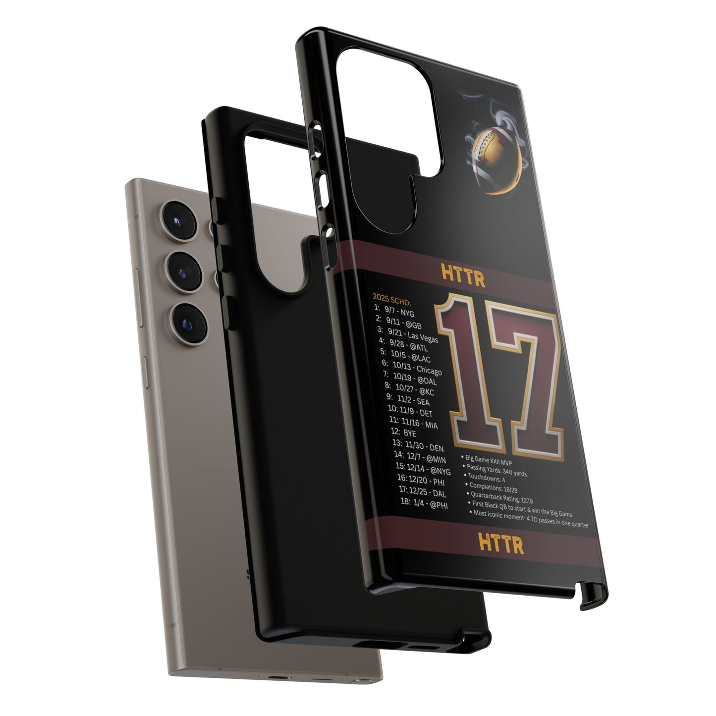 Washington Football Tough Cell Phone Case Cover for Apple iPhone Samsung Galaxy, Google Pixel, Sports Lover Gift, Team Spirit Accessory, Unique Phone Cover, Game Day Case Design, Retro Legends DC Sports HTTR Fan Merchandise