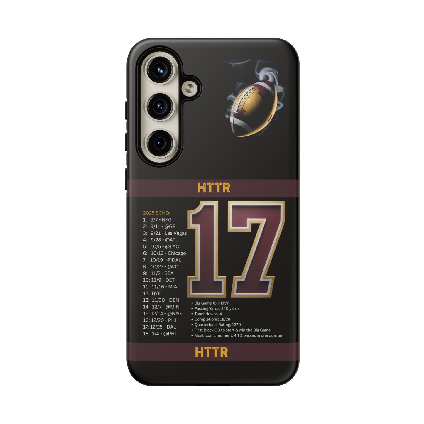 Washington Football Tough Cell Phone Case Cover for Apple iPhone Samsung Galaxy, Google Pixel, Sports Lover Gift, Team Spirit Accessory, Unique Phone Cover, Game Day Case Design, Retro Legends DC Sports HTTR Fan Merchandise