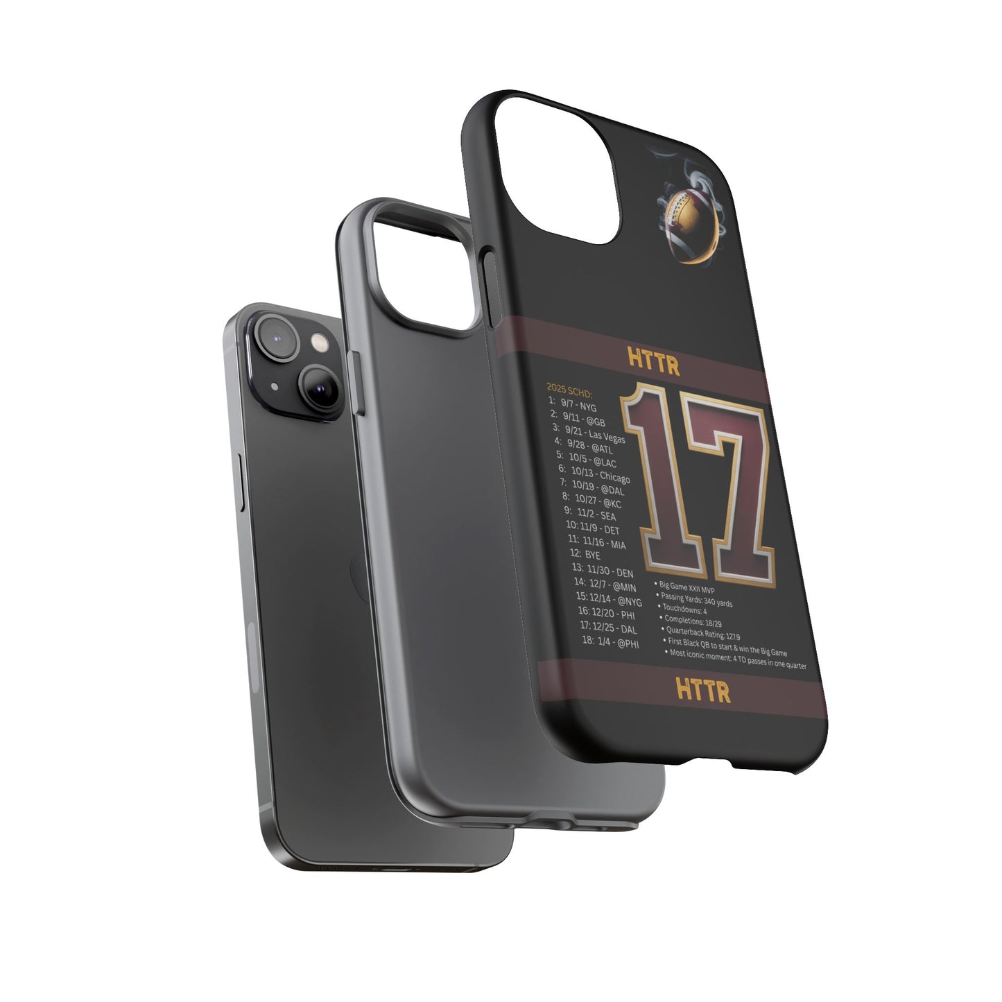 Washington Football Tough Cell Phone Case Cover for Apple iPhone Samsung Galaxy, Google Pixel, Sports Lover Gift, Team Spirit Accessory, Unique Phone Cover, Game Day Case Design, Retro Legends DC Sports HTTR Fan Merchandise