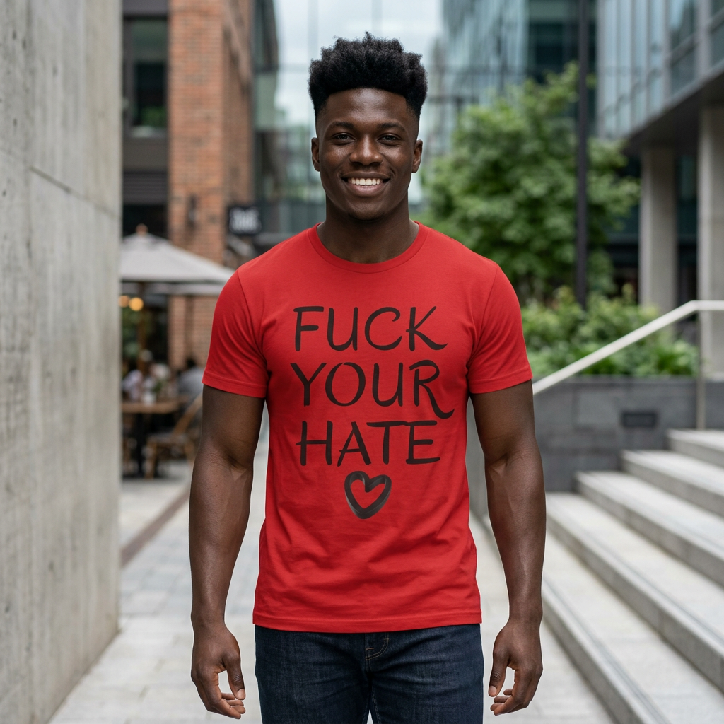 Fuck Your Hate Bella Canvas activist tee human rights shirt