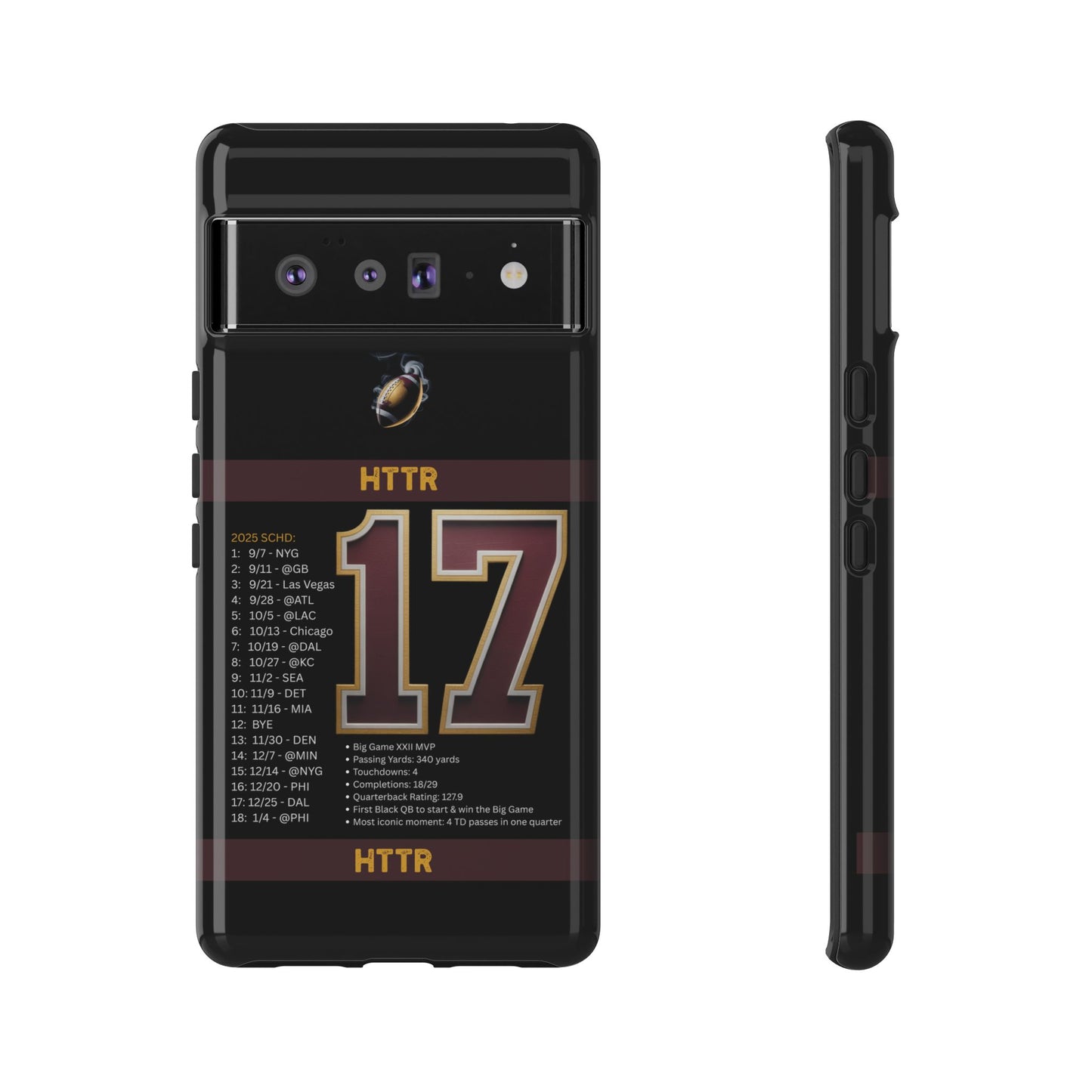 Washington Football Tough Cell Phone Case Cover for Apple iPhone Samsung Galaxy, Google Pixel, Sports Lover Gift, Team Spirit Accessory, Unique Phone Cover, Game Day Case Design, Retro Legends DC Sports HTTR Fan Merchandise