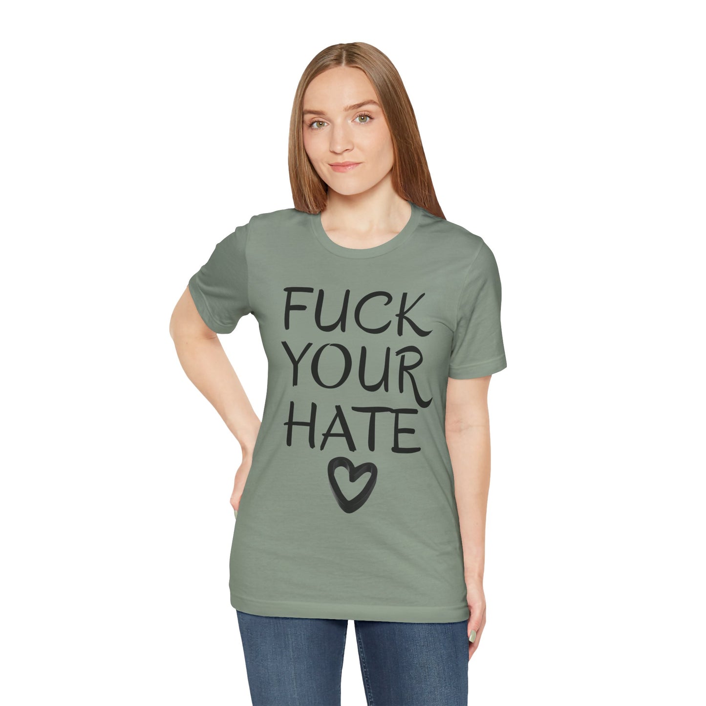 Premium feminist tee Bella Canvas love wins shirt lifestyle