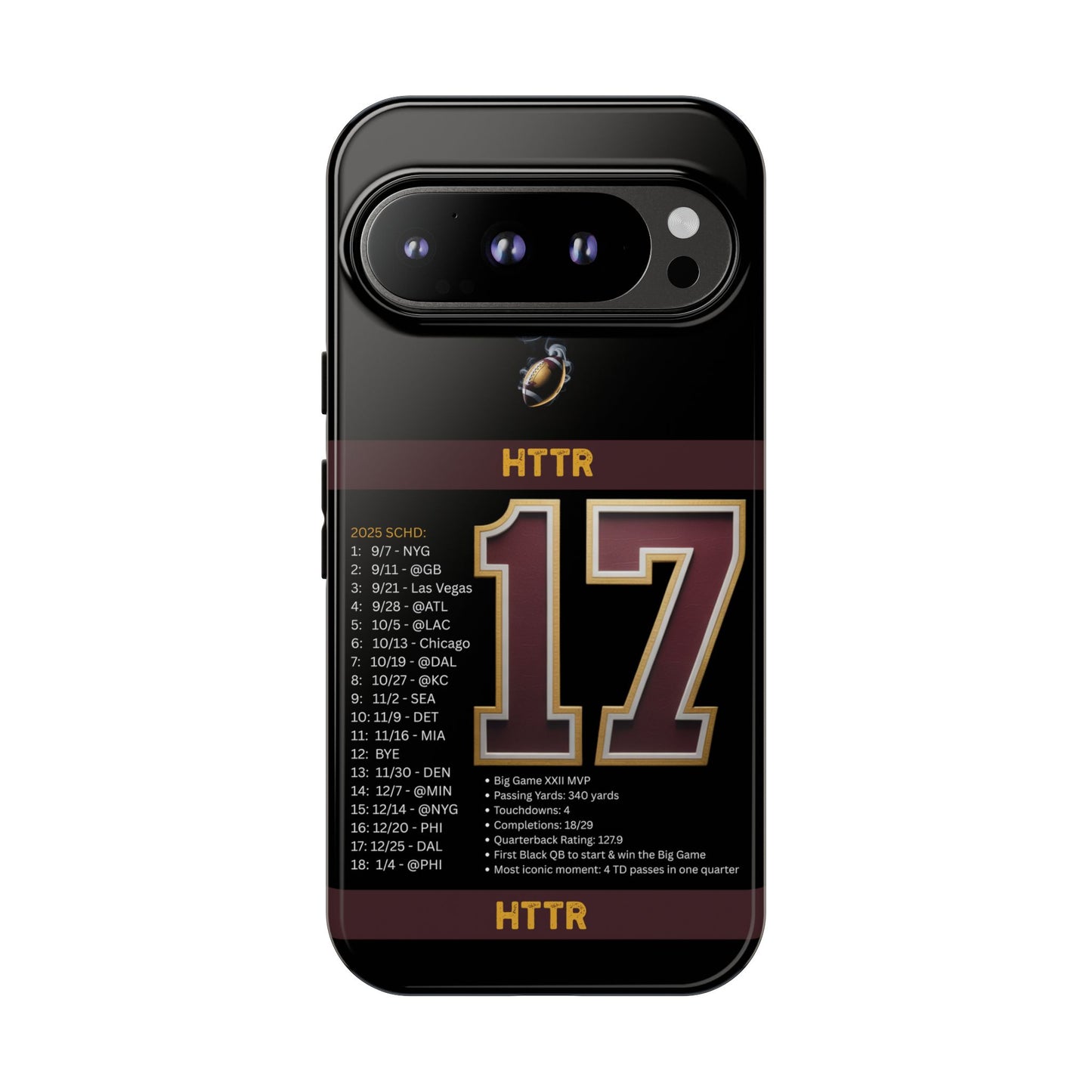 Washington Football Tough Cell Phone Case Cover for Apple iPhone Samsung Galaxy, Google Pixel, Sports Lover Gift, Team Spirit Accessory, Unique Phone Cover, Game Day Case Design, Retro Legends DC Sports HTTR Fan Merchandise