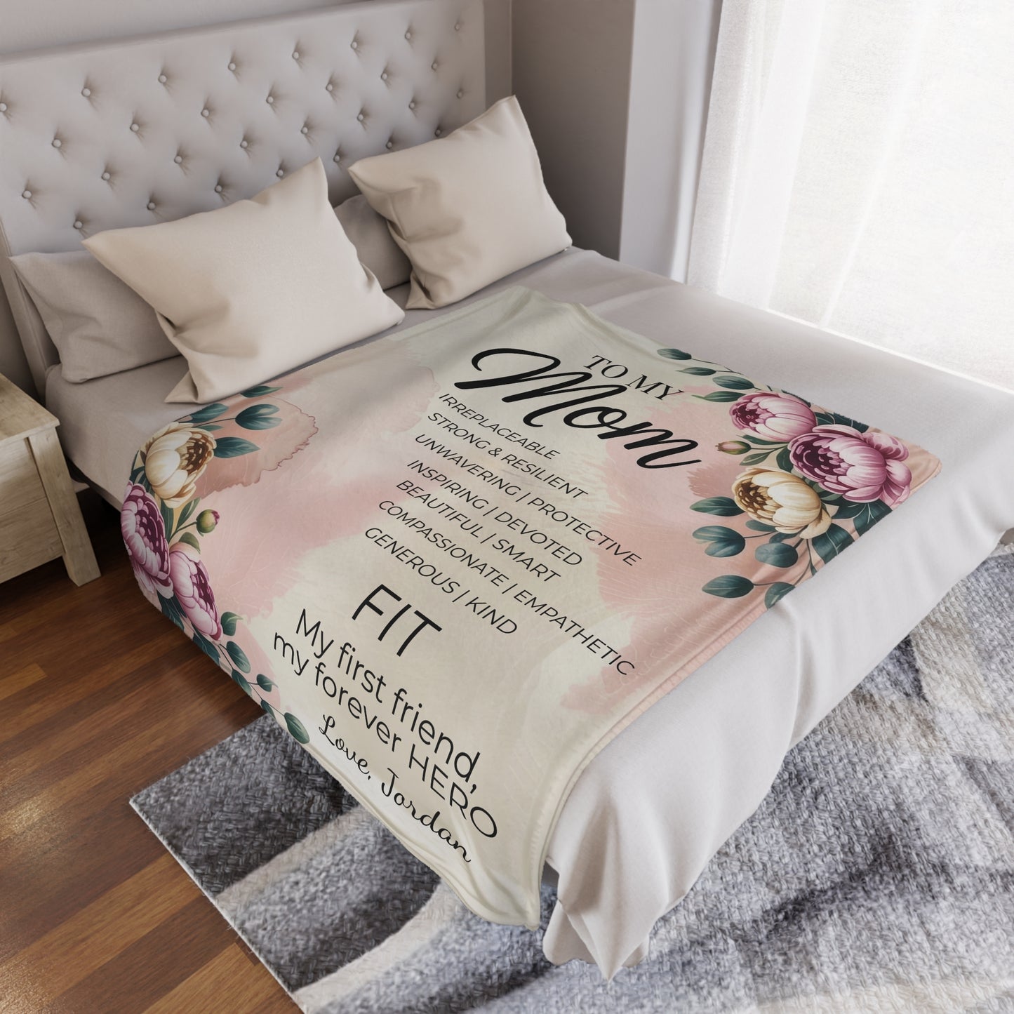 Personalized "To My Mom" Blanket — A Heartfelt Mother's Day Gift from Her Child