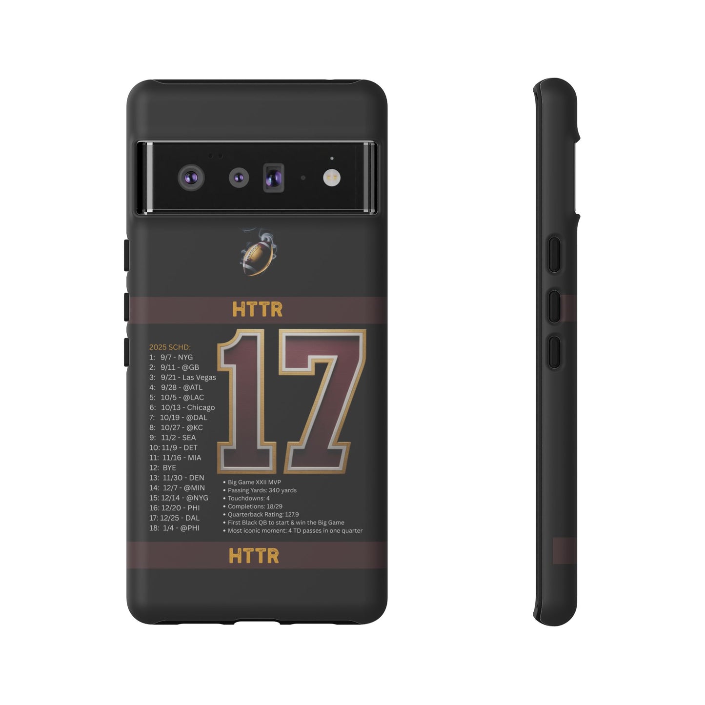 Washington Football Tough Cell Phone Case Cover for Apple iPhone Samsung Galaxy, Google Pixel, Sports Lover Gift, Team Spirit Accessory, Unique Phone Cover, Game Day Case Design, Retro Legends DC Sports HTTR Fan Merchandise