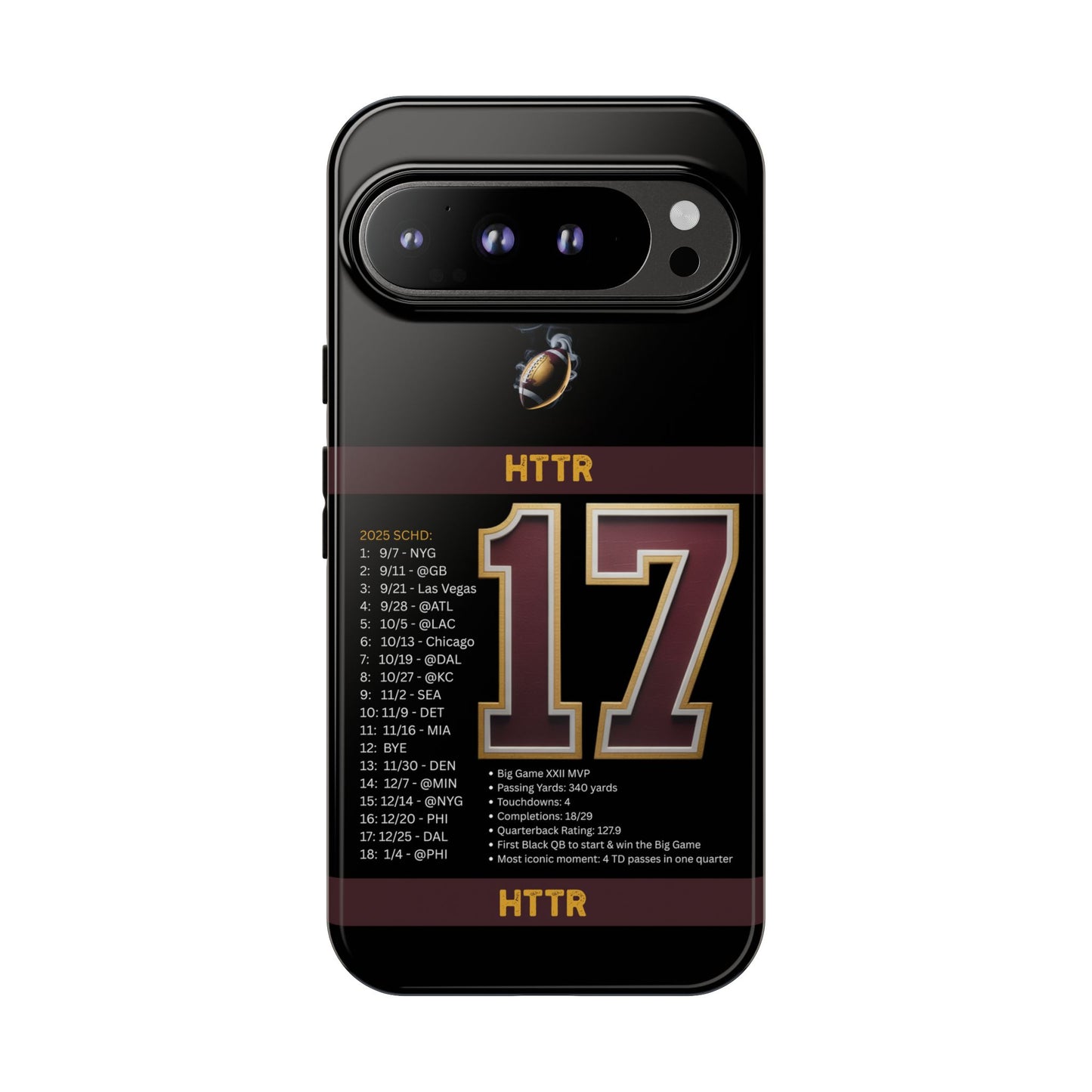 Washington Football Tough Cell Phone Case Cover for Apple iPhone Samsung Galaxy, Google Pixel, Sports Lover Gift, Team Spirit Accessory, Unique Phone Cover, Game Day Case Design, Retro Legends DC Sports HTTR Fan Merchandise