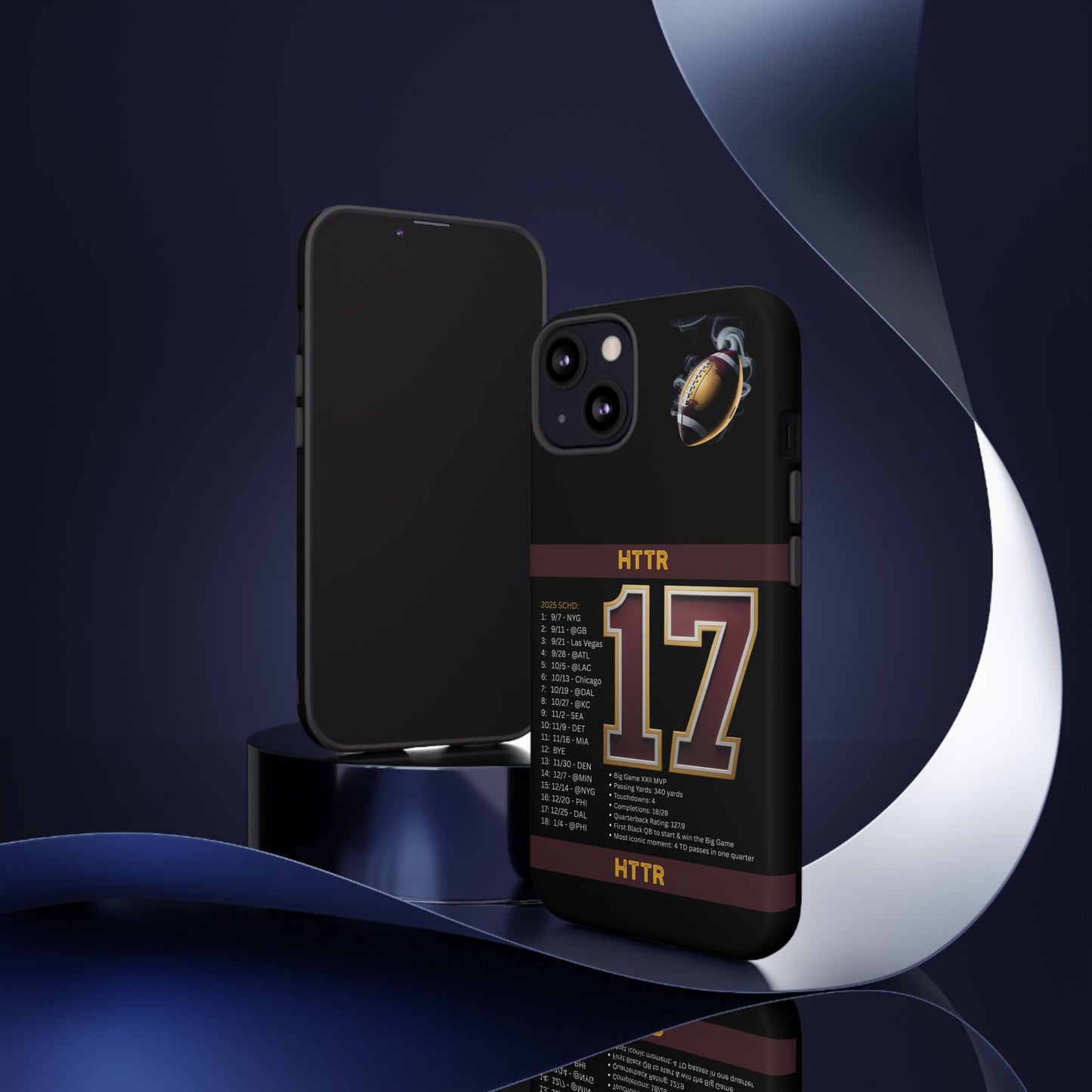 Washington Football Tough Cell Phone Case Cover for Apple iPhone Samsung Galaxy, Google Pixel, Sports Lover Gift, Team Spirit Accessory, Unique Phone Cover, Game Day Case Design, Retro Legends DC Sports HTTR Fan Merchandise