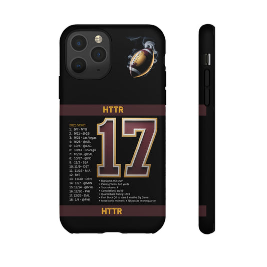 Washington Football Tough Cell Phone Case Cover for Apple iPhone Samsung Galaxy, Google Pixel, Sports Lover Gift, Team Spirit Accessory, Unique Phone Cover, Game Day Case Design, Retro Legends DC Sports HTTR Fan Merchandise