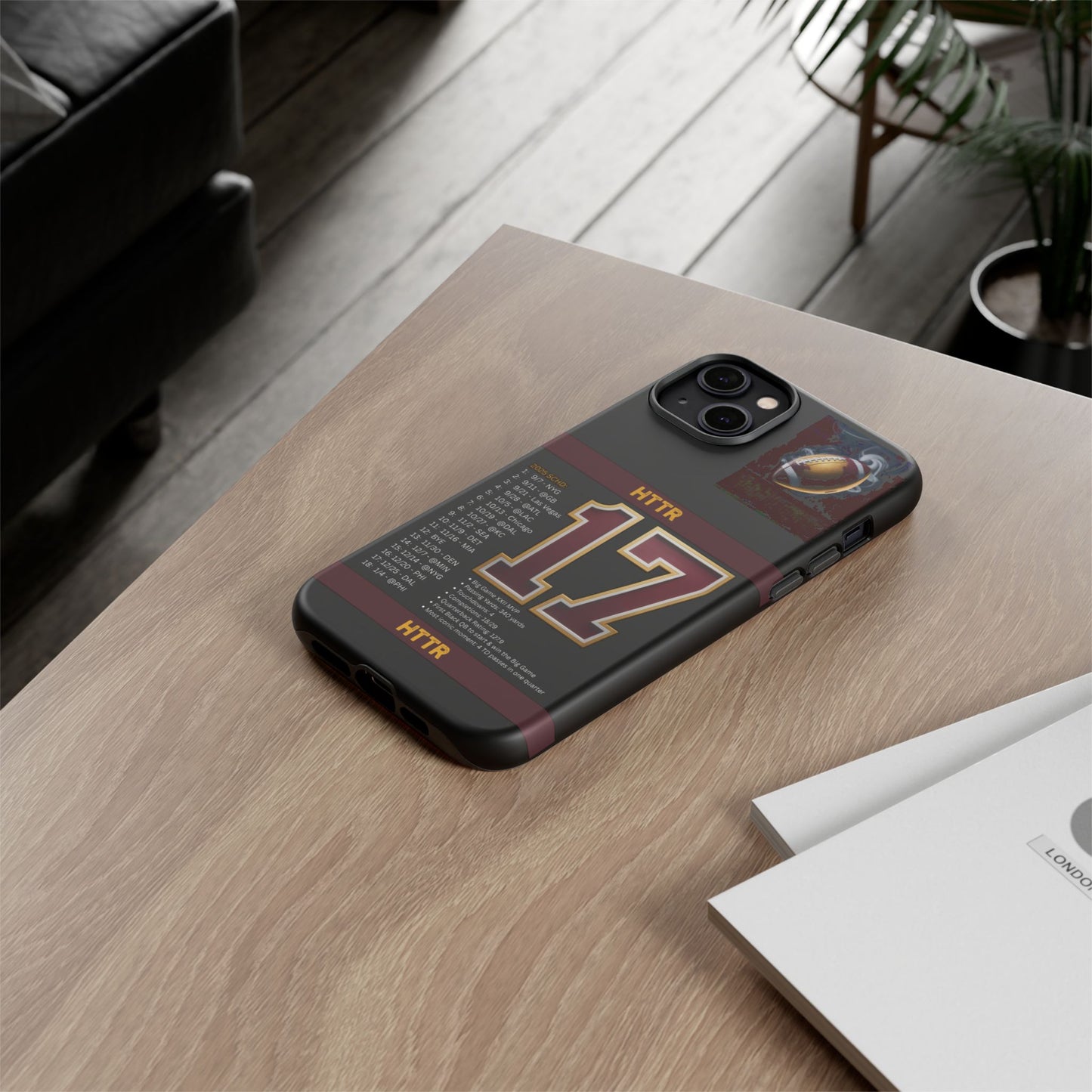 Washington Football Tough Cell Phone Case Cover for Apple iPhone Samsung Galaxy, Google Pixel, Sports Lover Gift, Team Spirit Accessory, Unique Phone Cover, Game Day Case Design, Retro Legends DC Sports HTTR Fan Merchandise