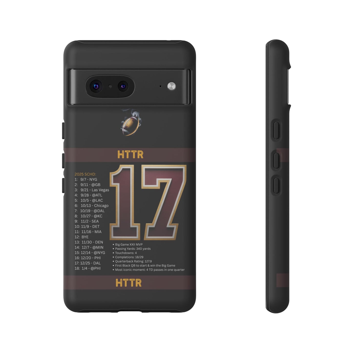 Washington Football Tough Cell Phone Case Cover for Apple iPhone Samsung Galaxy, Google Pixel, Sports Lover Gift, Team Spirit Accessory, Unique Phone Cover, Game Day Case Design, Retro Legends DC Sports HTTR Fan Merchandise