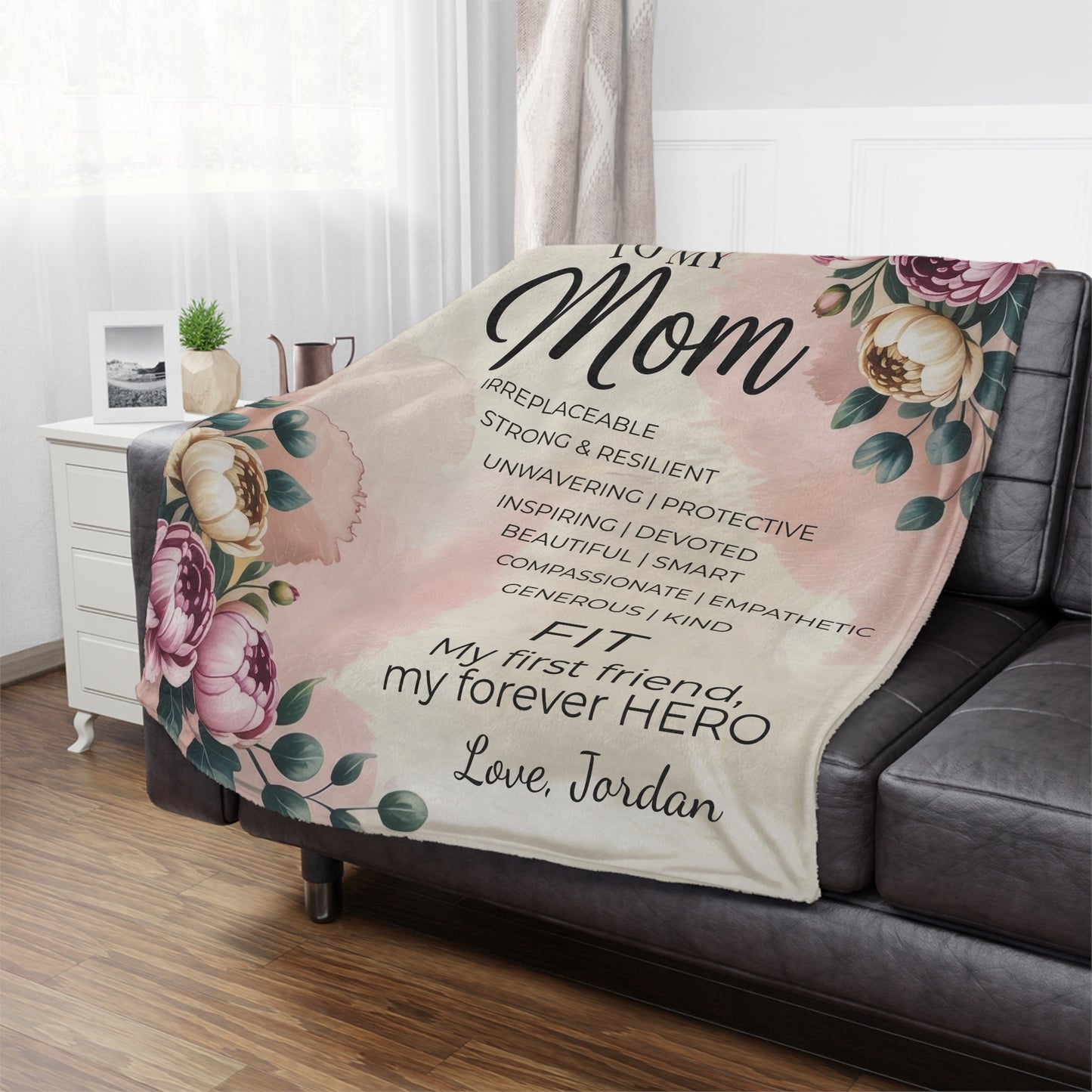 Personalized "To My Mom" Blanket — A Heartfelt Mother's Day Gift from Her Child