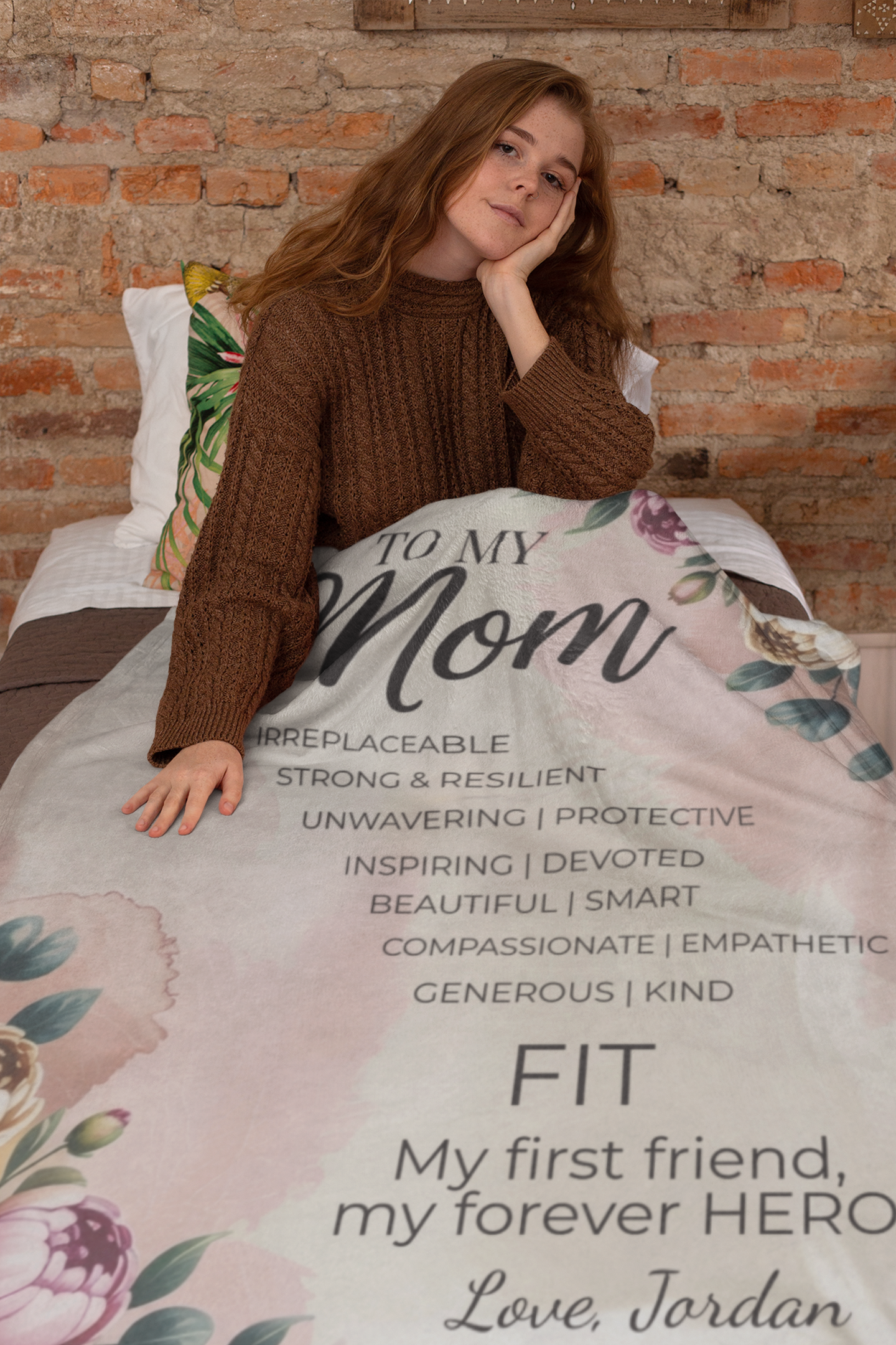 Personalized "To My Mom" Blanket — A Heartfelt Mother's Day Gift from Her Child