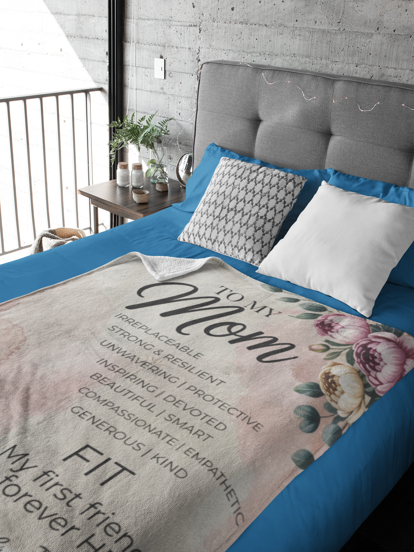 Personalized "To My Mom" Blanket — A Heartfelt Mother's Day Gift from Her Child