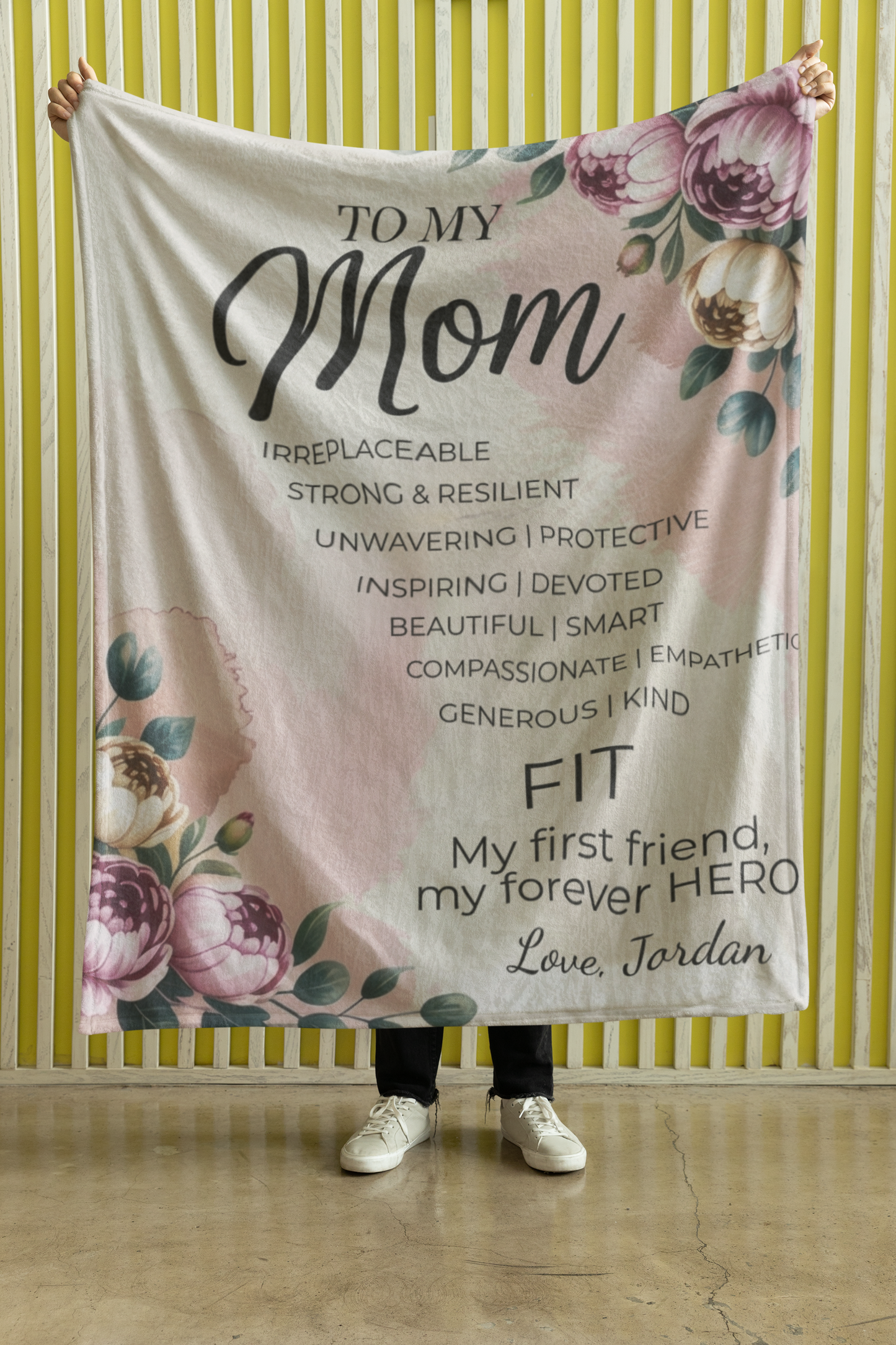 Personalized "To My Mom" Blanket — A Heartfelt Mother's Day Gift from Her Child